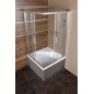 CARMEN Vitrine carrée 800x800x1650mm, verre clair CARMEN Vitrine carrée 800x800x1650mm, verre clair