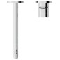 Ideal Standard Joy - Mitigeur de lavabo encastré, bec 225 mm, 2 trous, chrome A7379AA