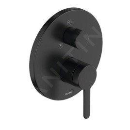 Duravit C.1 - Mitigeur de douche encastré, pour 2 sorties, noir mat C14210012046