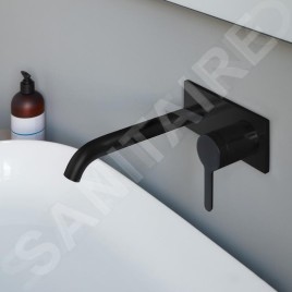 Duravit C.1 - Mitigeur de lavabo encastré, noir mat C11070004046