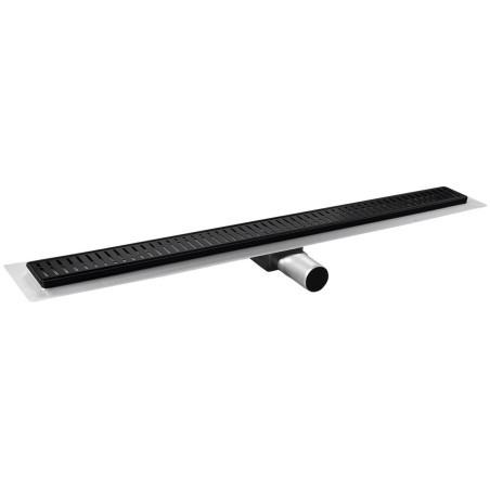 MANUS ONDA drain de sol en acier inoxydable avec grille, L-950, DN50, noir mat