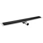 MANUS ONDA drain de sol en acier inoxydable avec grille, L-1150, DN50, noir mat