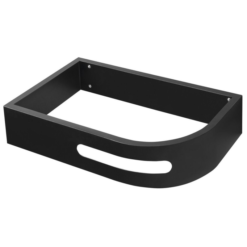 Console PULSE avec porte serviette, gauche, tapis noir