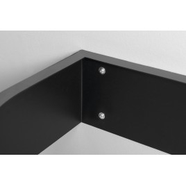 Console PULSE avec porte serviette, gauche, tapis noir