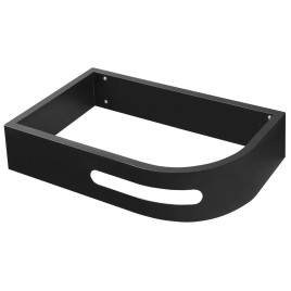 Console PULSE avec porte serviette, gauche, tapis noir