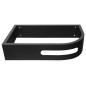 Console PULSE avec porte serviette, gauche, tapis noir