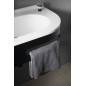 Console PULSE avec porte serviette, gauche, tapis noir