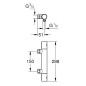 Grohe Grohtherm 800 Cosmopolitan - Mitigeur thermostatique de douche, chrome 34767000