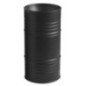 BARREL Lave-vaisselle en céramique 42x90x42cm (sans trou de débordement), mat noir