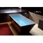 HERHIS Cast Marble Freestanding Bath 170x72x63cm, Blanc