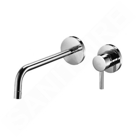 Paffoni Light - Mitigeur de lavabo encastré avec corps, installation de 2 trous, chrome LIG104CR70