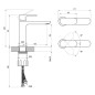 Ravak Eleganta - Mitigeur de lavabo, blanc mat X070253