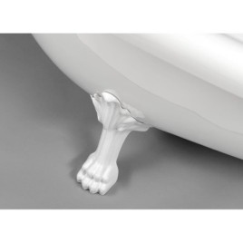 RETRO Freestanding Bath 167,5x76x71cm, White Legs, White