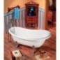 RETRO Freestanding Bath 167,5x76x71cm, White Legs, White