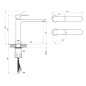 Ravak Eleganta - Mitigeur de lavabo, BeCool, chrome X070414