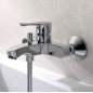Ideal Standard Alpha - Mitigeur de baignoire, montage mural, chrome BC654AA