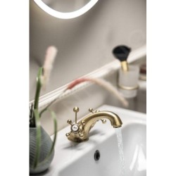 Sapho Reitano Rubinetteria Antea - Mitigeur de lavabo avec bonde, bronze 3176