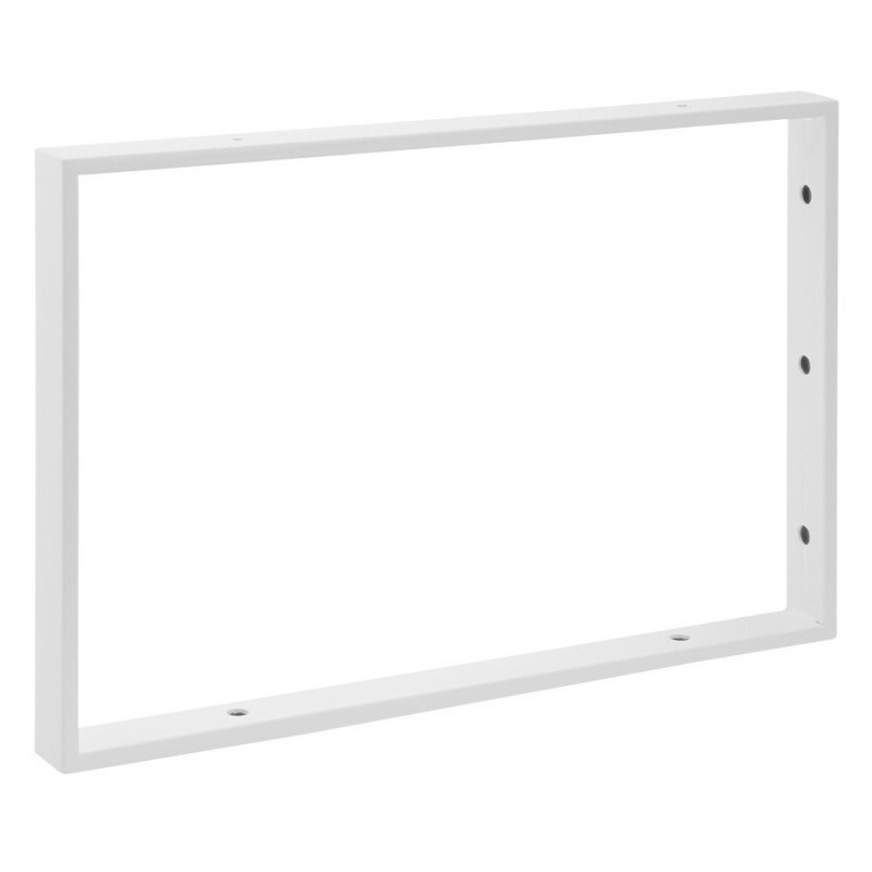 Support Bracket 490x330x40mm, acier peint, mat blanc