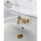 Sapho Reitano Rubinetteria Antea - Mitigeur de lavabo avec bonde, bronze 3176 Sapho Reitano Rubinetteria Antea - Mitigeur de lavabo avec bonde, bronze 3176