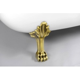 RETRO Freestanding Bath 167,5x76x71cm Bronze Legs, Blanc