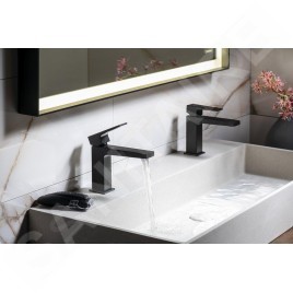 Sapho Dimy - Mitigeur de lavabo, noir mat DM002BL