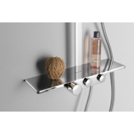 DALIA Shower Thermostatic Combi Set, carré, chrome