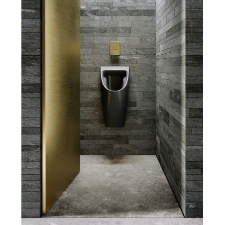 COMMUNITY back inlet urinal 31x65cm, noir mat