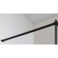CURE BLACK Barre de support de rechange de douche 1000 mm, noir mat