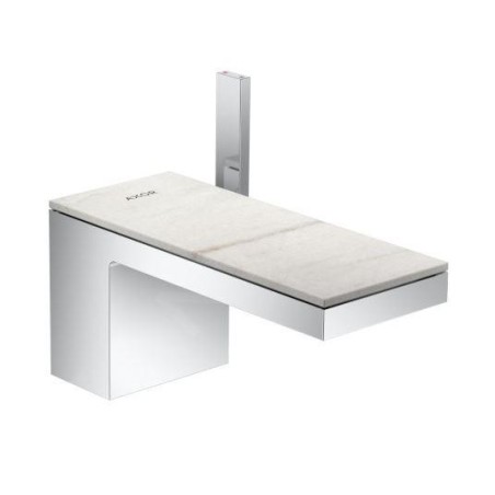 Axor MyEdition - Plaque 200 mm, marbre blanc 47909000