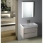 Salle de bain NIRONA 70, chêne Mocca Salle de bain NIRONA 70, chêne Mocca