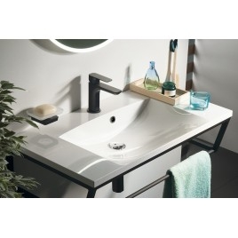 Salle de bain console SKA 90, tapis noir