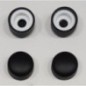 CURE BLACK set (4 pcs) de bouchons à vis, noir mat