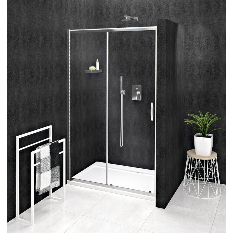 SIGMA SIMPLY Porte de douche coulissante 1100mm, verre clair SIGMA SIMPLY Porte de douche coulissante 1100mm, verre clair