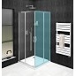SIGMA SIMPLY Porte de douche coulissante pour entrée d'angle 800 mm, verre clair SIGMA SIMPLY Porte de douche coulissante pour entrée d'angle 800 mm, verre clair