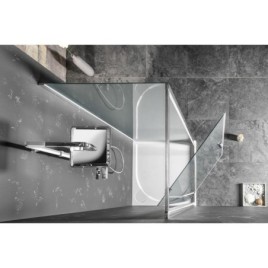 SIGMA SIMPLY Pivot Porte douche 800mm, verre brique