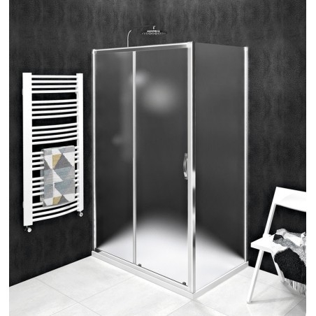 SIGMA Sliding Shower Door 1100mm, verre Brick
