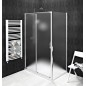 SIGMA Sliding Shower Door 1100mm, verre Brick SIGMA Sliding Shower Door 1100mm, verre Brick