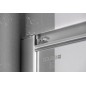 SIGMA Sliding Shower Door 1100mm, verre Brick SIGMA Sliding Shower Door 1100mm, verre Brick