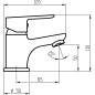 Novaservis Titania Simply - Mitigeur de lavabo, chrome 90101/1,0