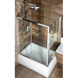 Écran rectangulaire DEEP 1300x750mm variante G/D, transparent