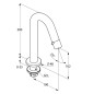 Kludi Bozz - Robinet sur plage, chrome 380160530 Kludi Bozz - Robinet sur plage, chrome 380160530