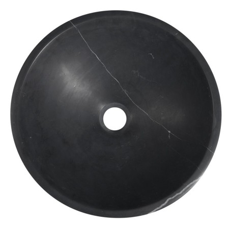 BLOK lavabo en pierre Ø 40 cm, marquin mat noir