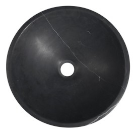 BLOK lavabo en pierre Ø 40 cm, marquin mat noir