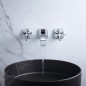 Axor Citterio E - Mitigeur de lavabo encastré, installation à 3 trous, chrome 36107000