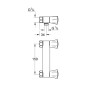 Grohe Costa L - Mélangeur de douche, chrome 26308001