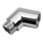 Connecteur de douche de bain de pont 1/2", laiton/chrome