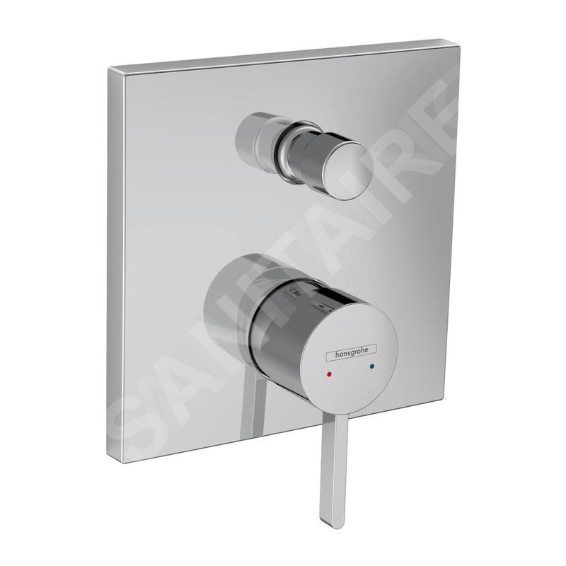 Hansgrohe Finoris - Mitigeur de baignoire encastré, 2 sorties, chrome 76416000
