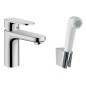 Hansgrohe Vernis Blend - Mitigeur de lavabo avec douchette à main Bidette, chrome 71215000