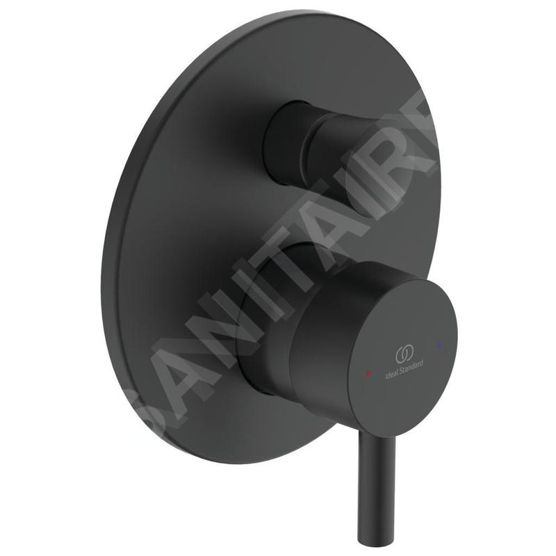 Ideal Standard CeraLine - Mitigeur de baignoire encastré avec corps, noir A6939XG