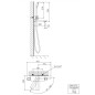 Steinberg 390 - Mitigeur thermostatique de baignoire avec accessoires, chrome 390 3172